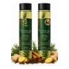 2 Shampoo Natural Romero Acelera Crecimiento Cabello Brillo