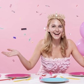 Tiara And Crown Birthday Girl Joygod Para Mujeres Y Niñas Color