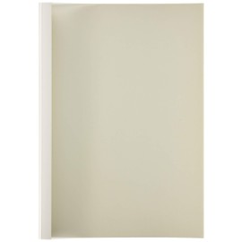 JIC とじ太くん製本カバー スモークカバーホワイトA4タテとじ 背幅3㎜(10冊入り)