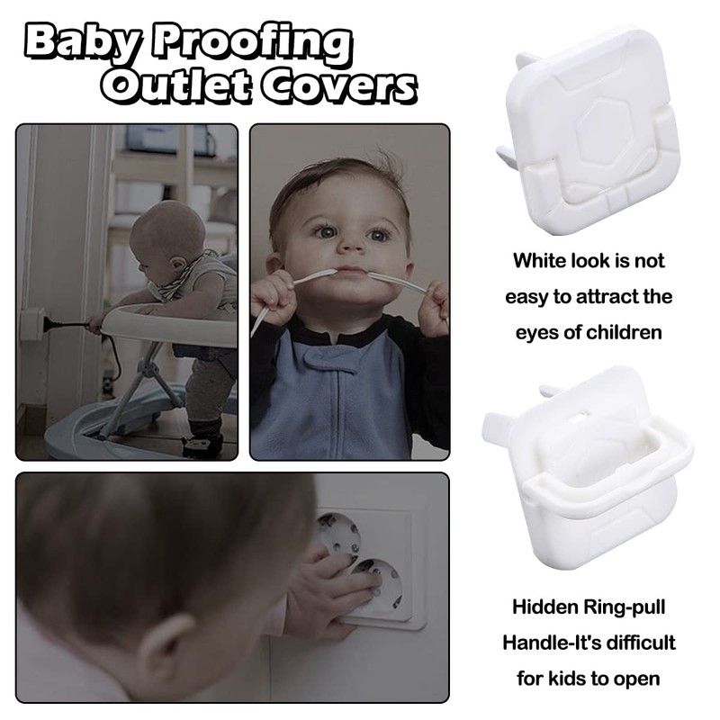 Outlet Covers Baby Proofing (120 Pack) Mulaibdin Safety Socket Covers