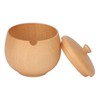 Sour Jujube Wood Condiment Jar Japanese Safe Dustproof Classic Flip