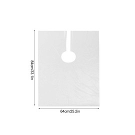 MUNEFE Disposable Barber Cape, 100pcs Disposable Salon Apron Cape, Gown Waterproof Hair Cutting Cover for Home Barber Tools