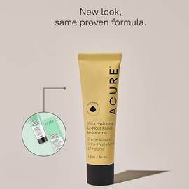 Acure  Crema facial hidratante por 12 horas  Con antioxidantes y adaptgenos  Desestresa y desinflama  30 ml                                           