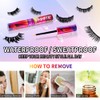 Magnetic Lashes Kit, Reusable 3D 5D Magnetic Eyelashes Set with