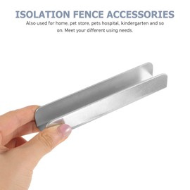 Healifty Accessories 2Pcs U Shape Reinforcement Groove for Gates Household Child Gate Reinforcement Groove Fittings Pet Gate