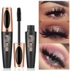 Black Waterproof Mascara, HOUSN 4D Mascara with False Eyelash Effect,
