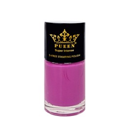 PUEEN Super Intense Nail Polish For Nail Stamping 12ml Nail Art Color Lacquer (817 - Wild Magenta) - BH000977