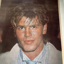 Vtg 1983 Iron On T Shirt Transfer Duran Duran John Taylor NOS