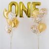 WEIKA 40 Inch Large Gold Letter K Balloons, A to