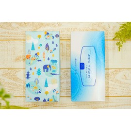 【3個セット】Noshi Sticker Included 【+water High-Moisture Premium Facial Tissue - Moving, Greeting, Gift, Event】 ZOO Greeting, Moving Greeting Use