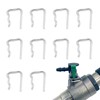 Common Rail Injector Leak Off Retaining Clips, 10pcs Fuel Leak