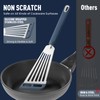 Silicone Fish Spatula Turner Set of 2,2-in-1 Heat Resistant Silicone