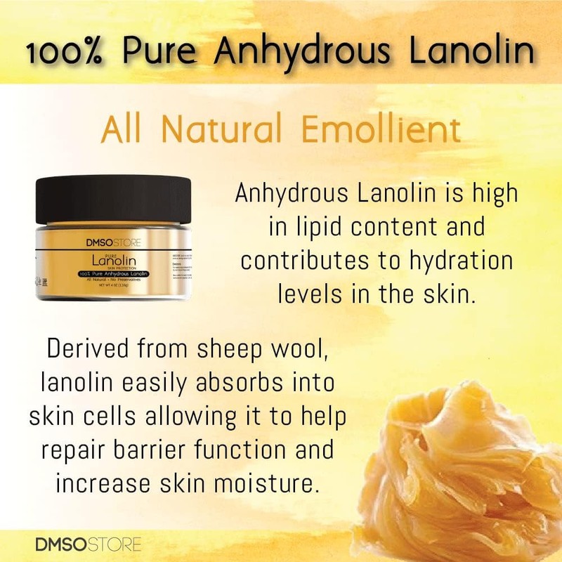 LANOLIN 1 lb. USP Grade Anhydrous 100% Pure Skin Moisturizer