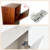 vibedor 1 Pair Tip Out Tray Hinges, Scissor Hinge Kitchen