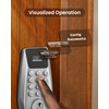 DESLOC C100 Keyless Entry Door Lock with Display, Keypad Deadbolt