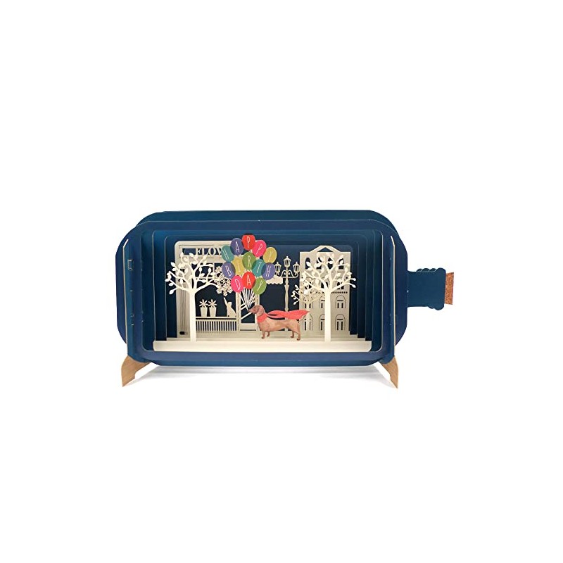 Message in A Bottle 3D Pop Up Greeting Card -