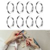 20pcs Spring Ring Clasps Innovative DIY Hand Crafted Copper Spring