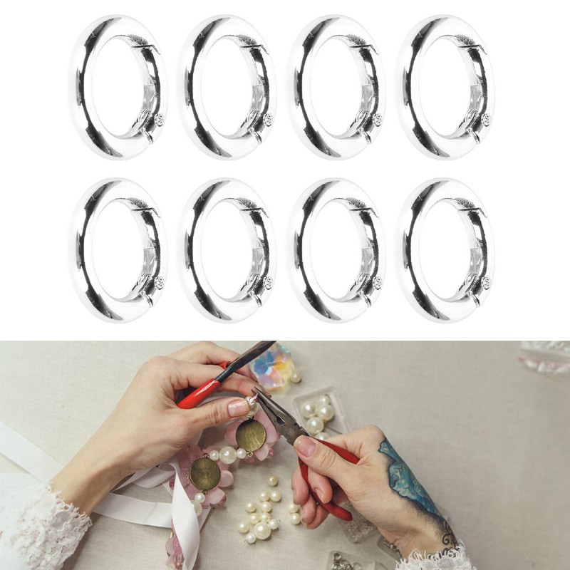 20pcs Spring Ring Clasps Innovative DIY Hand Crafted Copper Spring