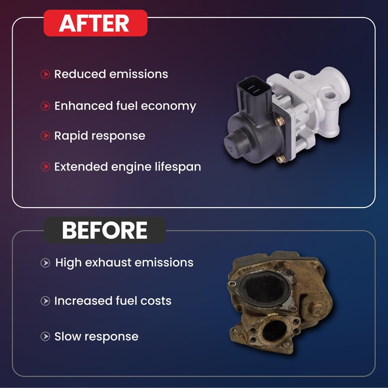 MOCA EGV913 EGR Valve Fit for Mitsubishi 2004-2012 Galant 2.4L,