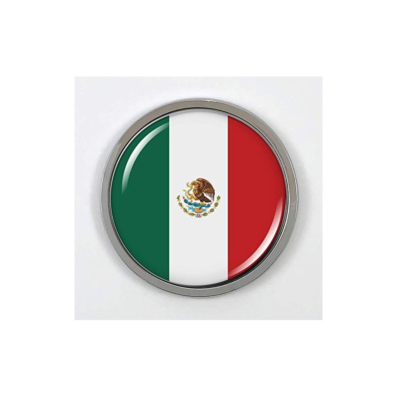 Flag of Mexico | 3D Domed CAR Emblem Badge Sticker