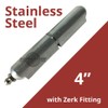 Weld-On 4" Stainless Steel Bullet Hinge (1)