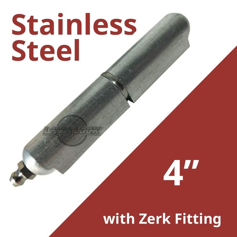 Weld-On 4" Stainless Steel Bullet Hinge (1)