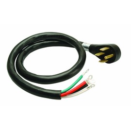 Southwire Range Replacement Cord - Compatible with Most Electric Ranges & Heavy Appliances - 4-Prong Plug - SRDT Round Cable - Gray Finish - 50 Amp - 6 Foot
