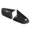 1 Pair Carbon Fiber Mirror Covers Ox Horn Style Car
