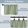 Small Valance Curtains for Windows 52Wx14L, 1 Pack