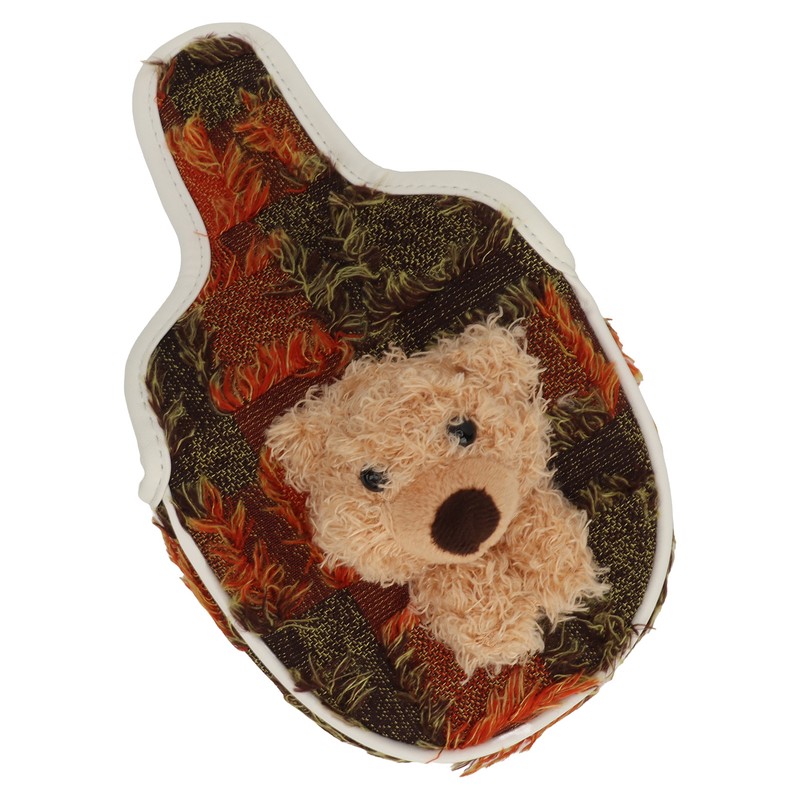 Golf Club Head Cover Half Round Adorable Bear Decor Magnetic