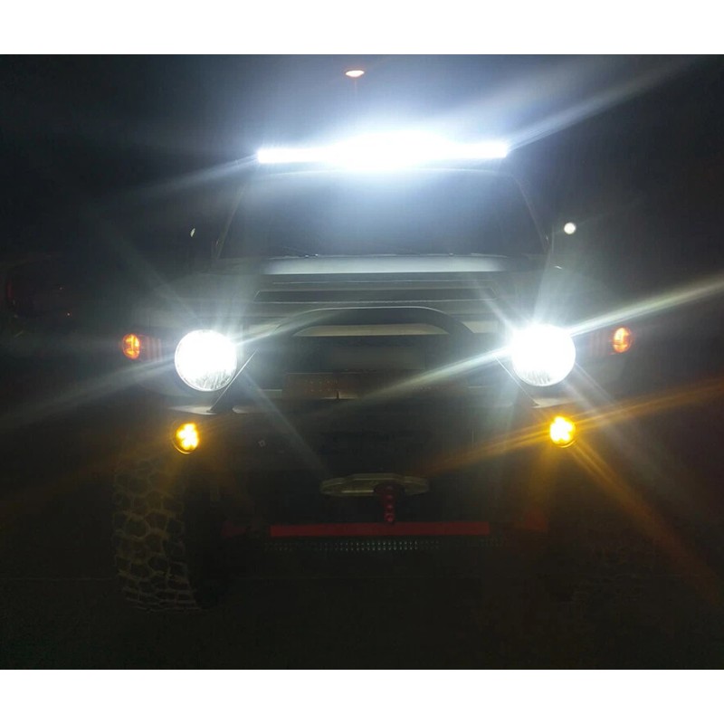 SHENKENUO For Hummer H2 2003-2009 7 Inch Round LED Headlight