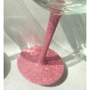 Rose Gold Glitter Stem Champagne Flute with Gold 'Fabulous Mum',