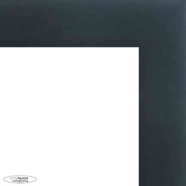 Poster Palooza A3 16.5x11.7 Contemporary Black Complete Wood Picture Frame with UV Acrylic Plexiglass, Foam Board Backing & Hardware Included