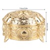 Metal Jewelry Box Innovative Light Luxury Shell Flower Round Trinket