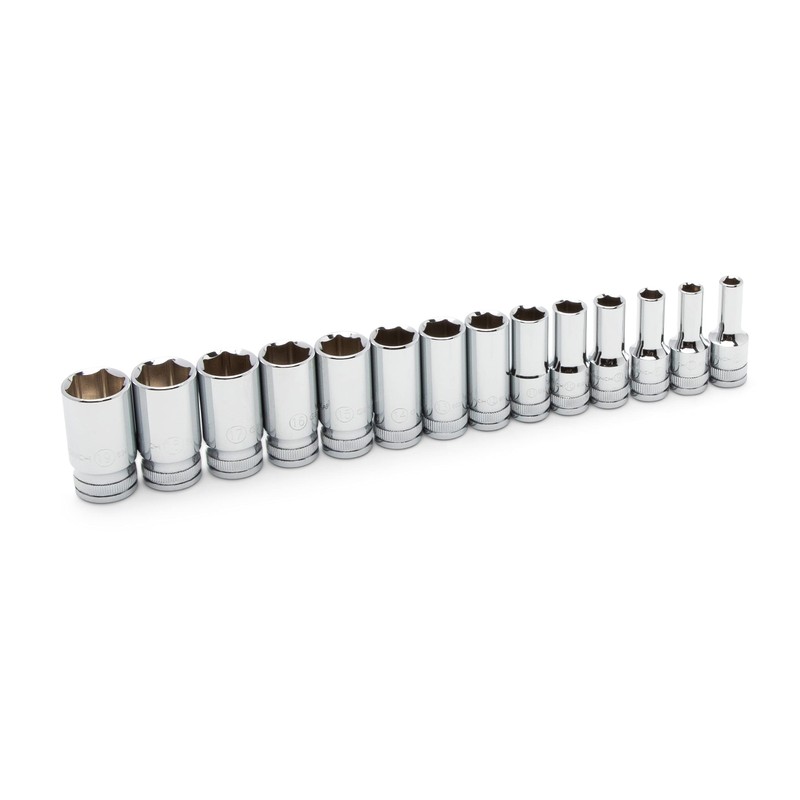 GEARWRENCH 14 Piece 3/8" Drive 6 Point Mid Length Metric