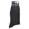 K. Bell Womens Soft and Dreamy Crew Socks, 9-11, Black