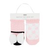 Mud Pie Gingham Bow Rattle Toe Socks, 0-12M