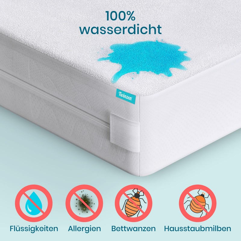 Twinzen - Mattress Cover 140 x 200 x 20 cm