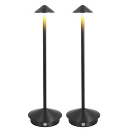 LIGHTJXDS Cordless Table Lamp, Portable Led Desk Lamp 6000mAh Battery Operated Table Lamp, Mordern Rechargeable Night Light in Aluminum, Dimmable Table Light for Indoor Outdoor