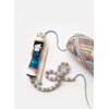 folia 24919 Knitting Dolly with Wool, Wooden Knitting Needle and