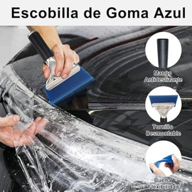 ADILIKADII Aplicación de Tinte para Ventana de Coche 34Pzs, Juego de Herramientas de Película Polarizada de Vehículo, Kit de Instalación Película de Vinilo con Espátulas, Raspador para Vidrios de Auto