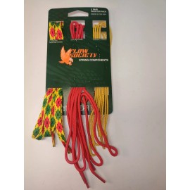 Flow Society 3 Pair Shooter Pack String Components  La Crosse Shoelaces