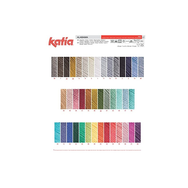 Lanas Katia Alabama Wool