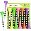 &FUN Golf Tee, Rubber Head, Long Tee, 3.3 inches (83