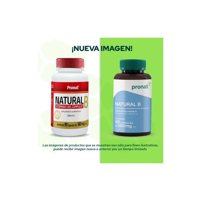 Suplemento Vitaminas Natural B Complex (90 Caps) - Pronat