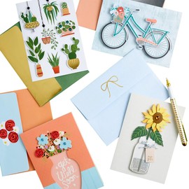 Handmade All Occasion Greeting Card Collection, 25-Count by BURGOYNE