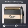 KEMEI Electric Shaver Reciprocating Double Cutter Heads Quick Shaving Intelligent