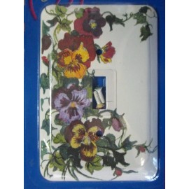 Leviton Vine of Flowers Light Switch Cover -- NEW IN PACKAGE -- FREE SHIPPING