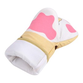 Oven Mitts, Heat Resistant Mittens, Potholders, Cat Gloves, Oven Gloves, Long and Short Length, Cute, Heat Resistant to 682°F (250°C), Thick, Cotton, Anti-Slip, For Kitchen, Cooking, BBQ, Work,
