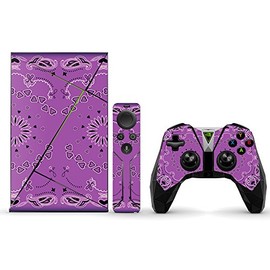 MightySkins Skin Compatible with NVIDIA Shield TV wrap Cover Sticker Skins Purple Bandana